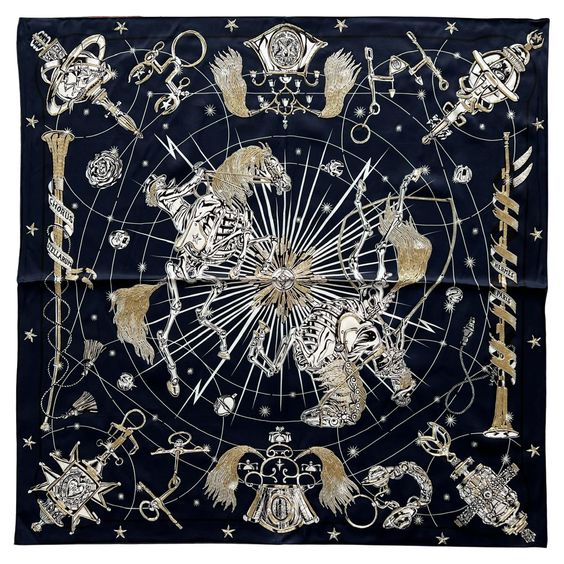 天文星空的絲巾裱框