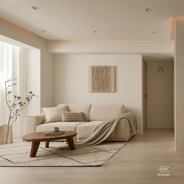 韓系奶油質地點綴法式復古家居空間